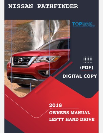 nissan pathfinder 2018 owners manual in english